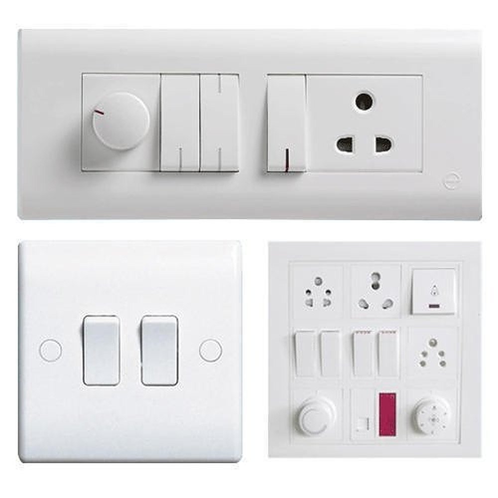High-quality modular electrical switches and sockets for safe energy management.