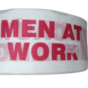 Caution Tape Men At Work