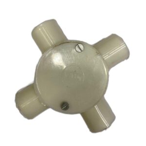 Round 4 Way PVC Junction Box